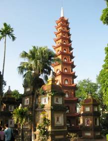 Trấn Quốc temple, the beauty of nature in Hanoi city